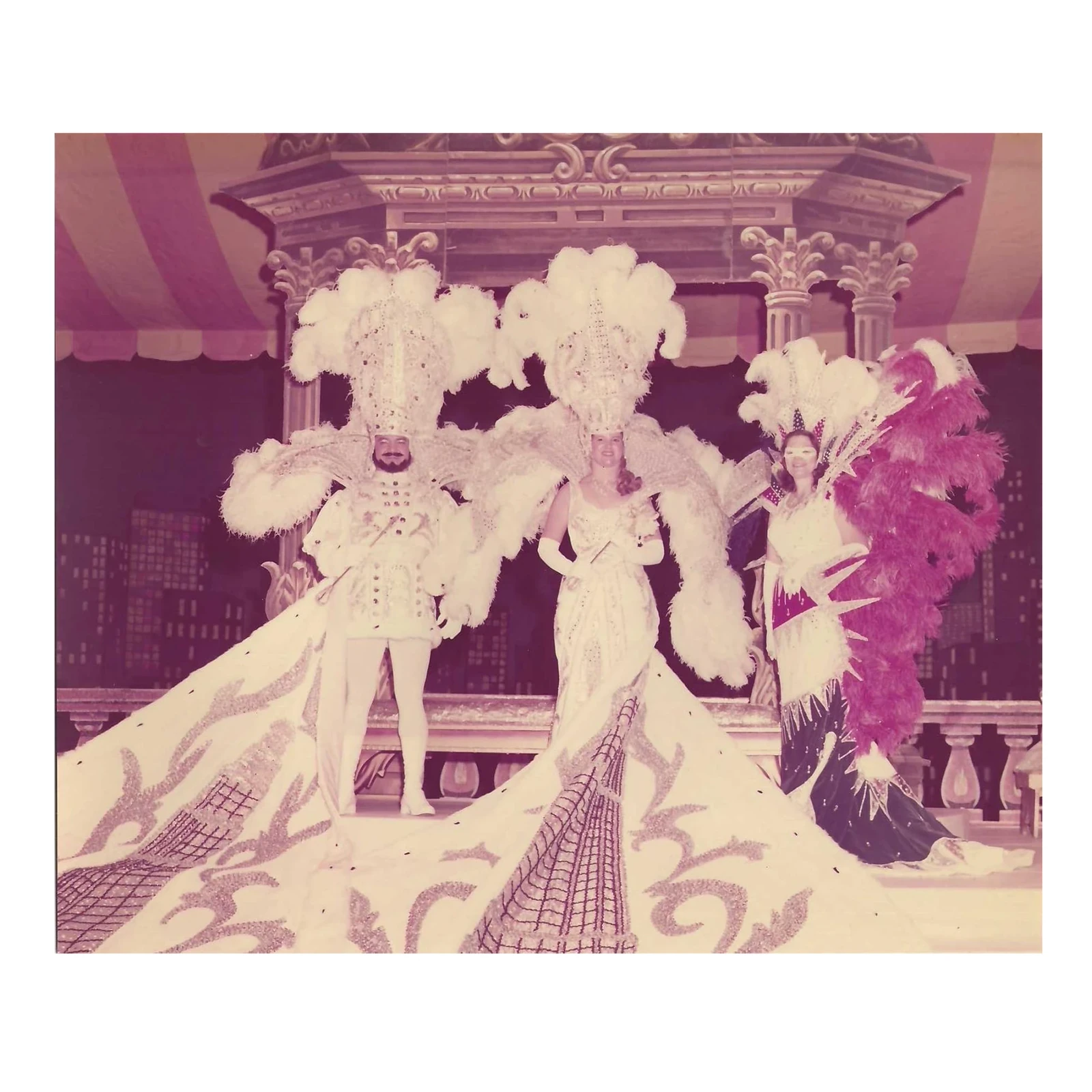 1970s Mardi Gras Krewe King And Queen Photograph