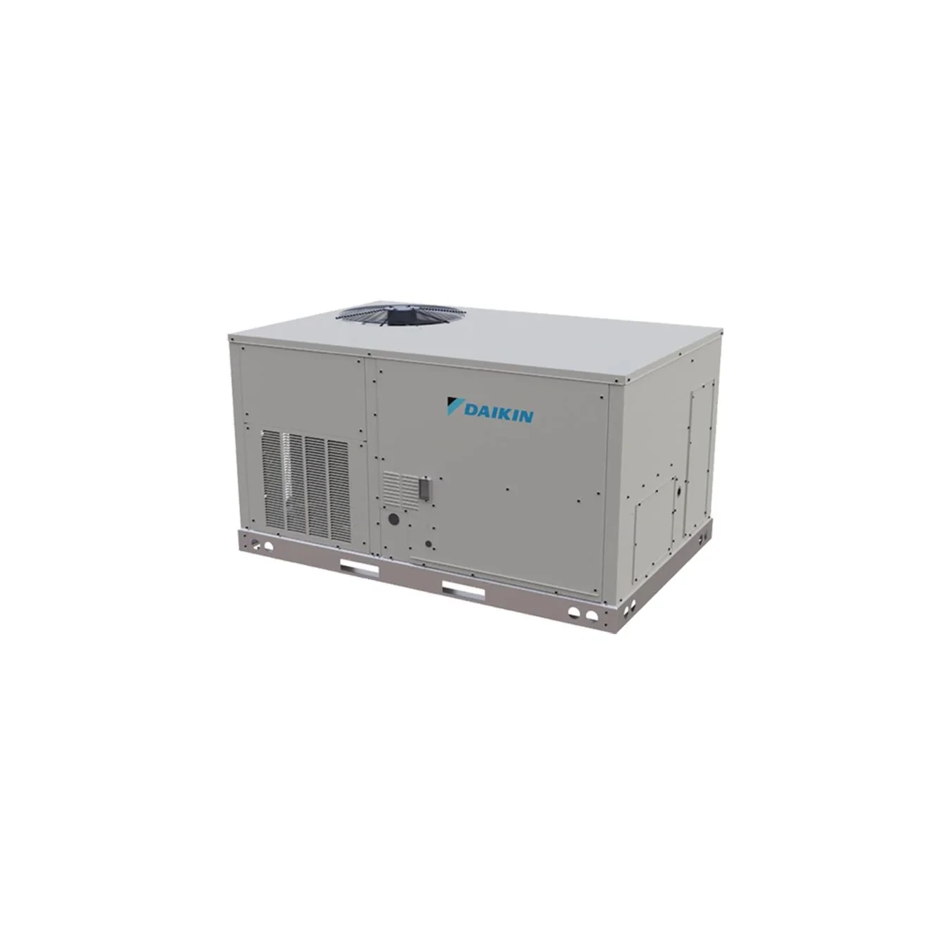 Daikin 6 Ton Ac And 140000 Btu Gas/electric Commercial Package Unit - 16.7 Ieer, Two Stage, 81% Afue, R32