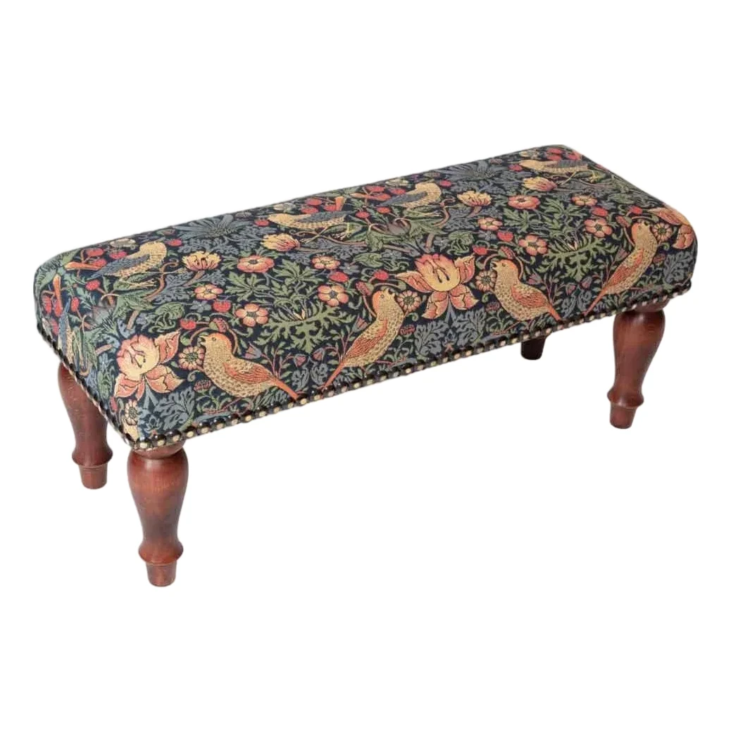 Strawberry Thief Classic Upholstered Stool