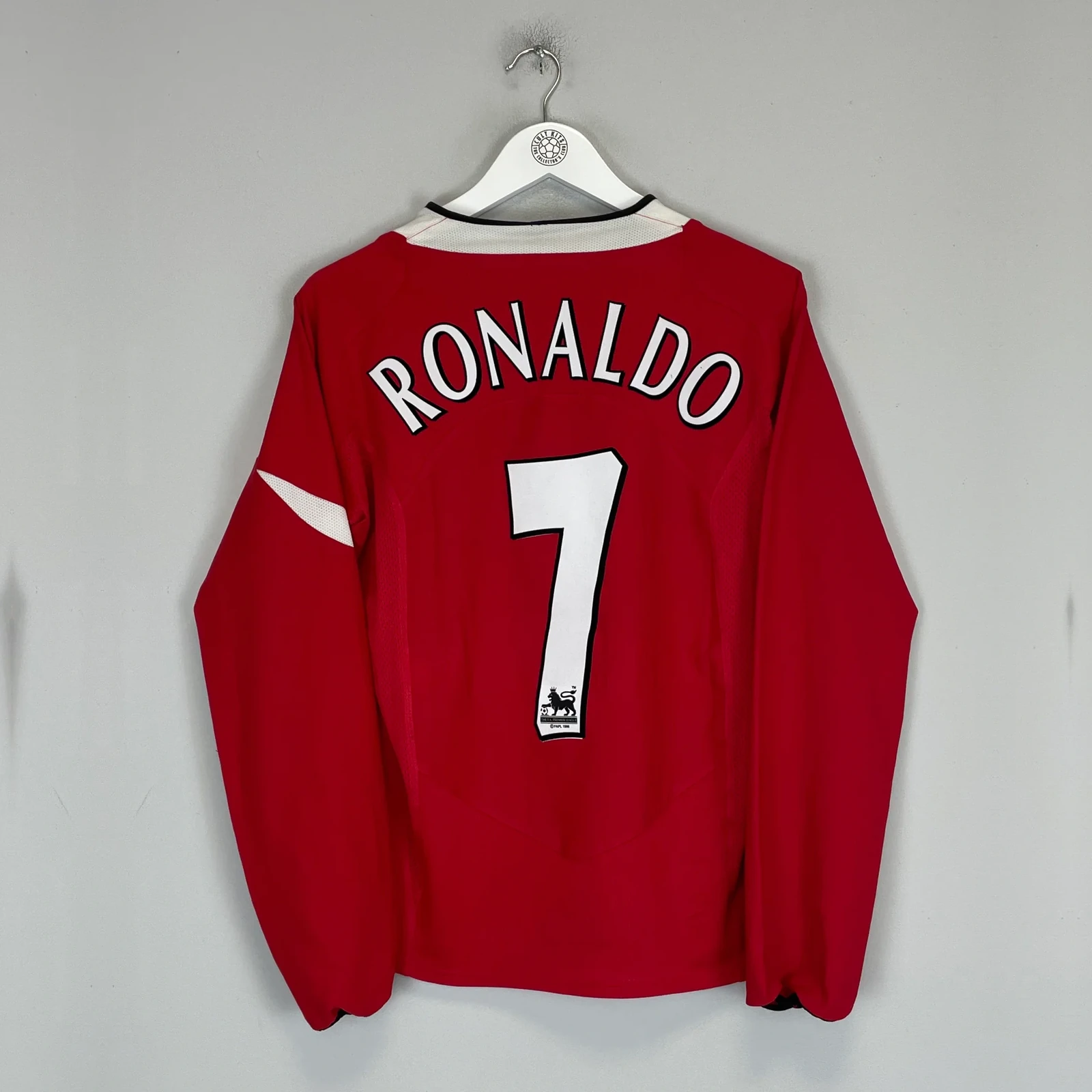 2004/06 Manchester United Ronaldo #7 L/s Home Shirt (s) Nike