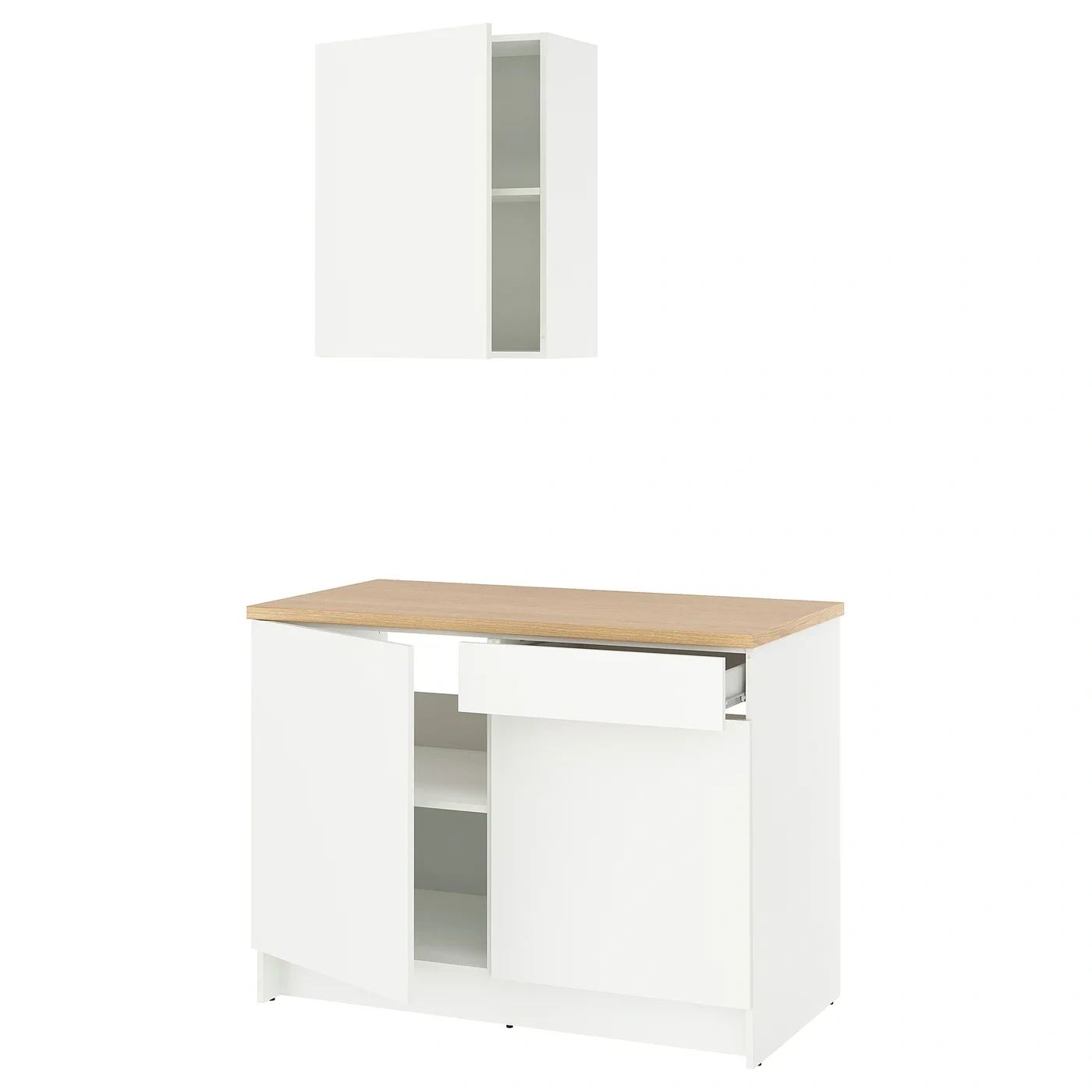 Knoxhult Kitchen, White, 120x61x220 Cm
