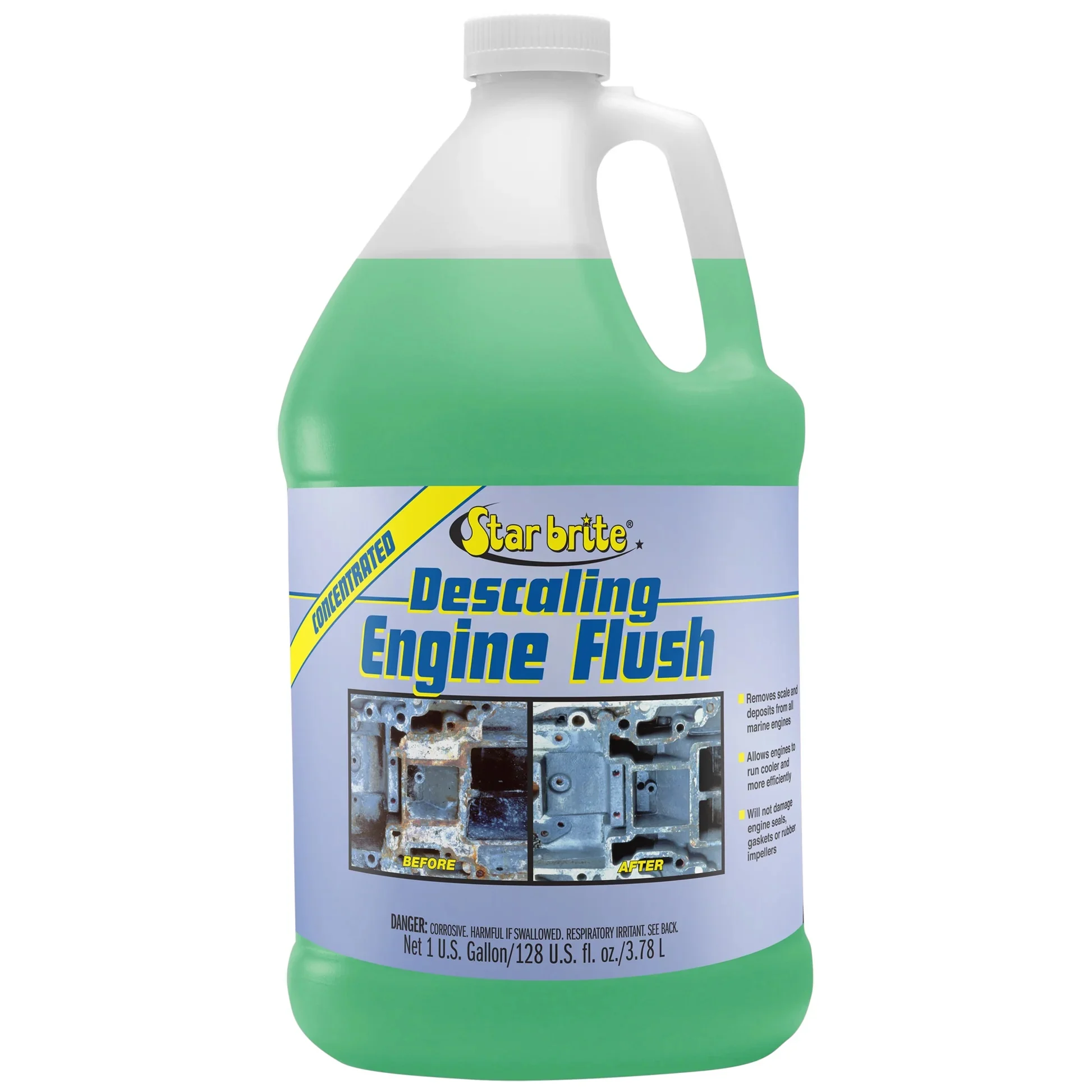 Descaling Motor Flush - Ideal For Boat Motors & Engines - 1 Gal