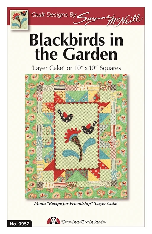 Blackbirds In The Garden - Quilt Pattern