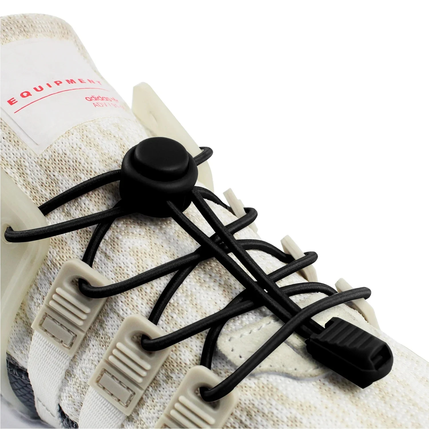Inmaker No Tie Shoelaces For Kids And Adults, Lock Shoe Laces - Black