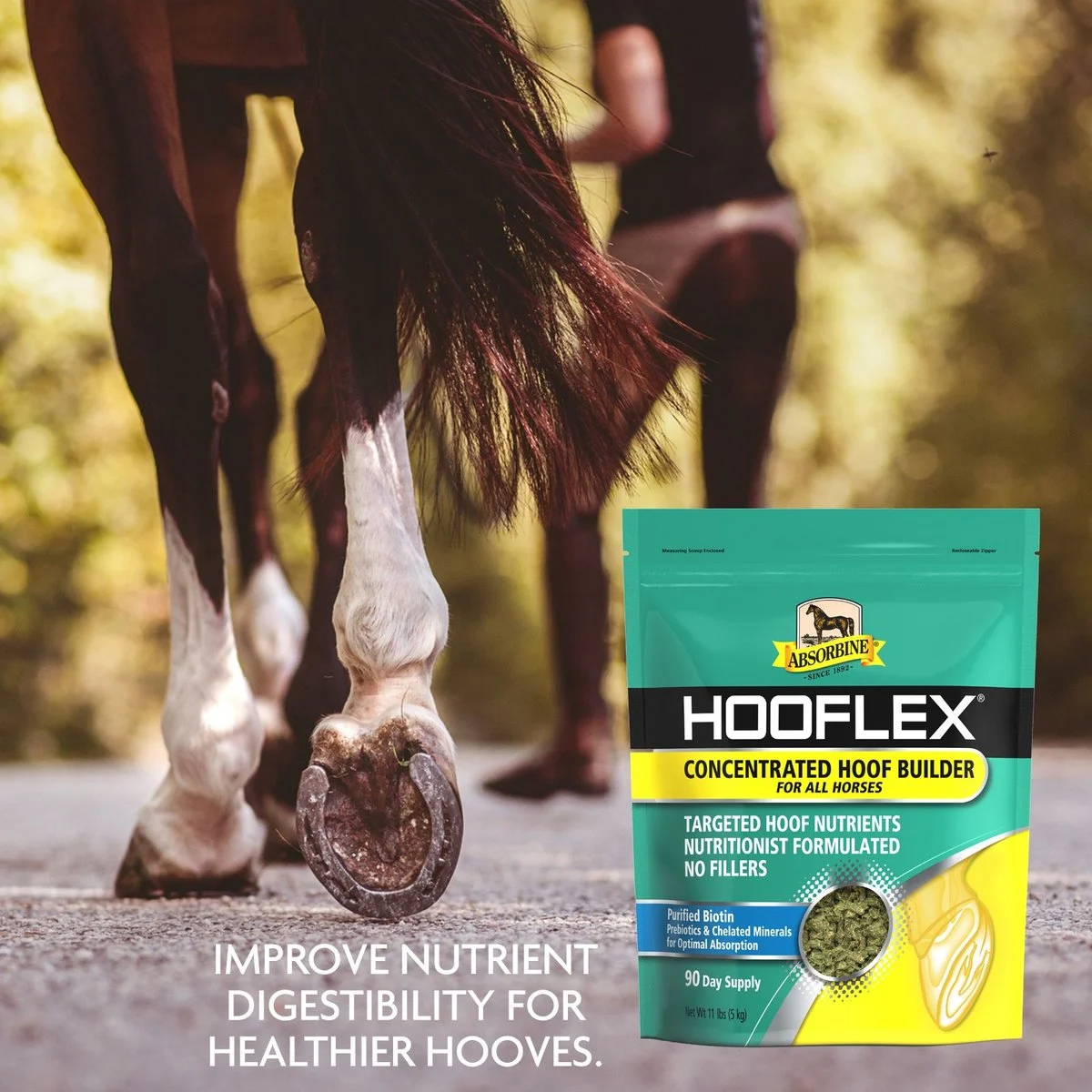 Absorbine Hooflex Concentrated Hoof Builder Supplement Pellets