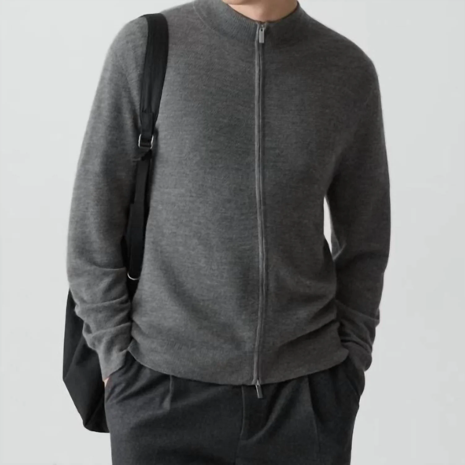 Theory - Men's Full Zip Cashmere Top - Xl