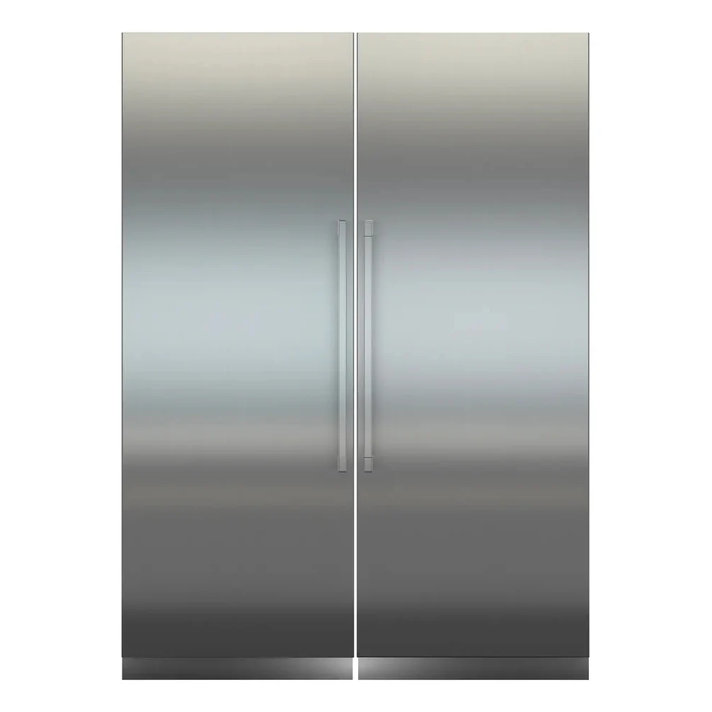 Liebherr 60 In Monolith Series Side-by-side Column Refrigerator And Freezer Set With Mrb3000 30 In Right Hinge Refrigerator, Mf3051 30 In Left Hinge Freezer, 9901428 Joiner Kit, 2x 9901872 30 In Door Panel, And 2x 9901492 Soft-edge Handles
