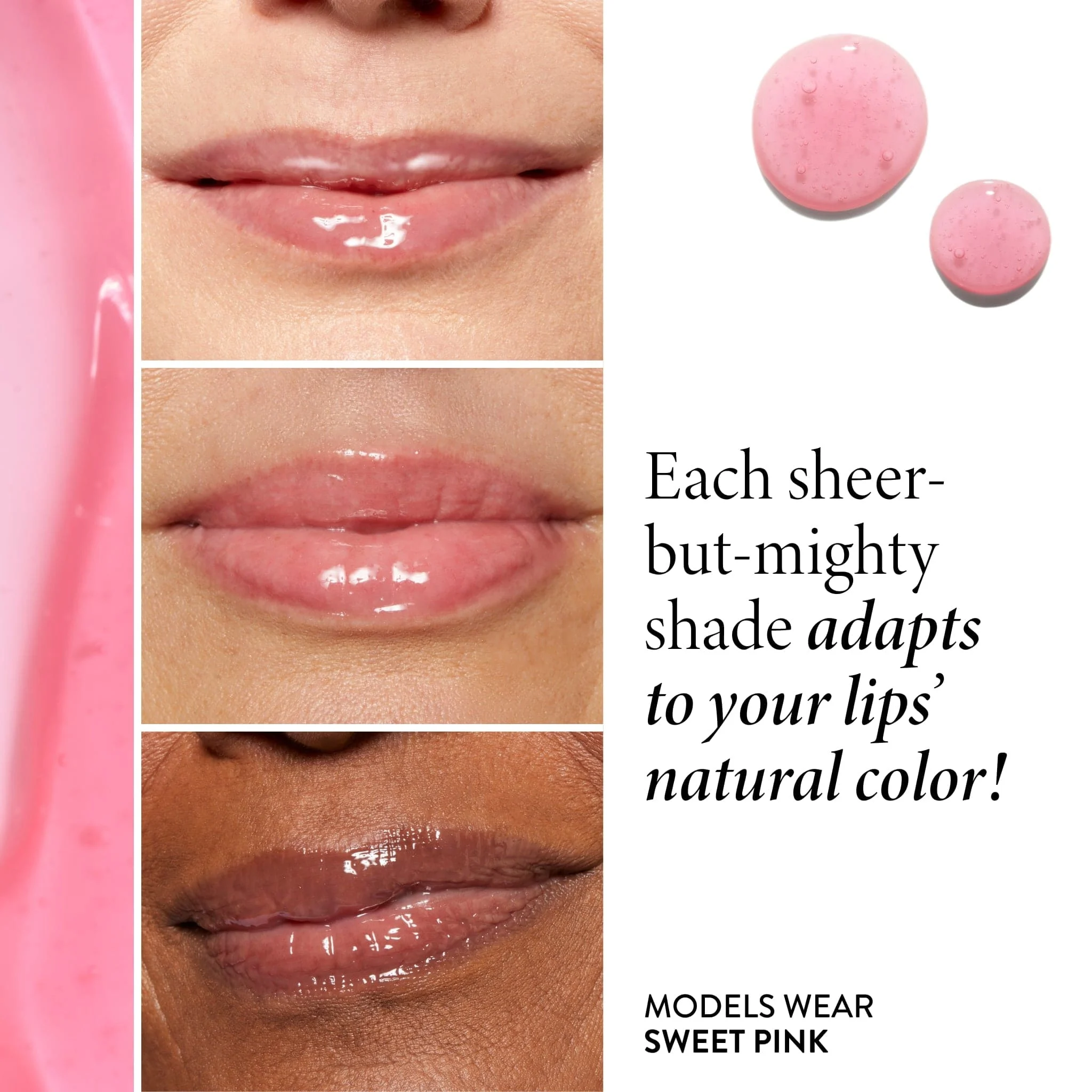 Fine Shine Glossy Lip Oil - Sweet Pink
