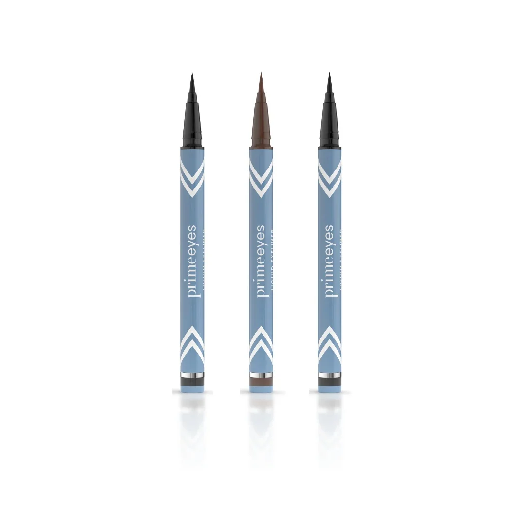 3pcs Primeeyes Liquid Eyeliner - 2pcs Kohl + 1pc Wood