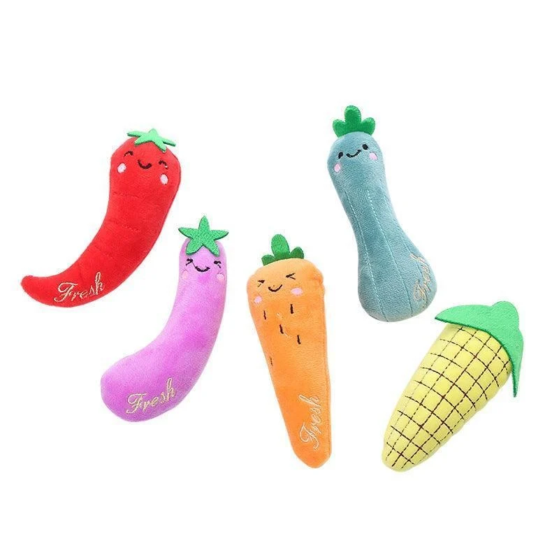 5pcs Cute Catnip Cat Toys - Set A
