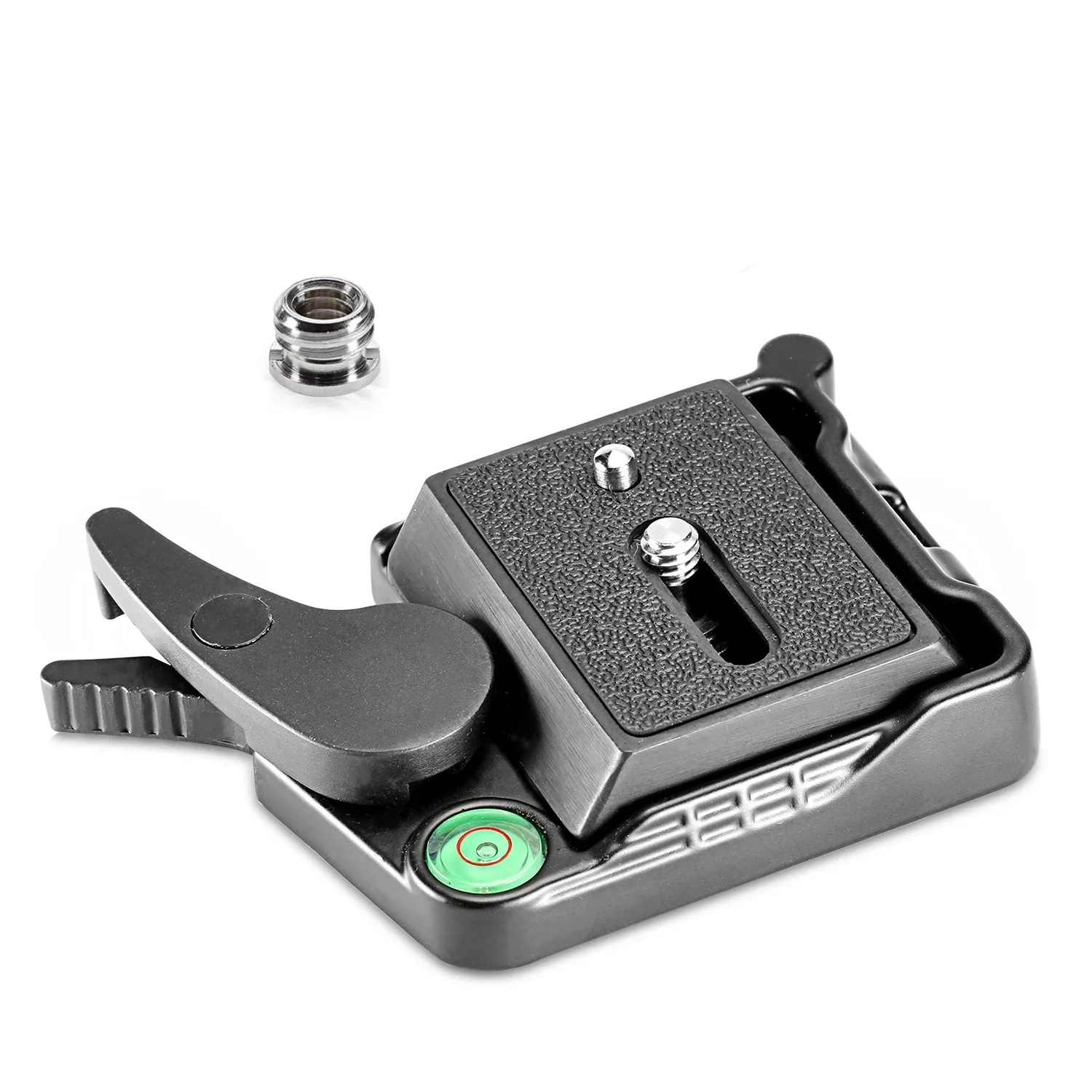 Neewer Black Aluminum Alloy Quick Release Qr Plate Adapter
