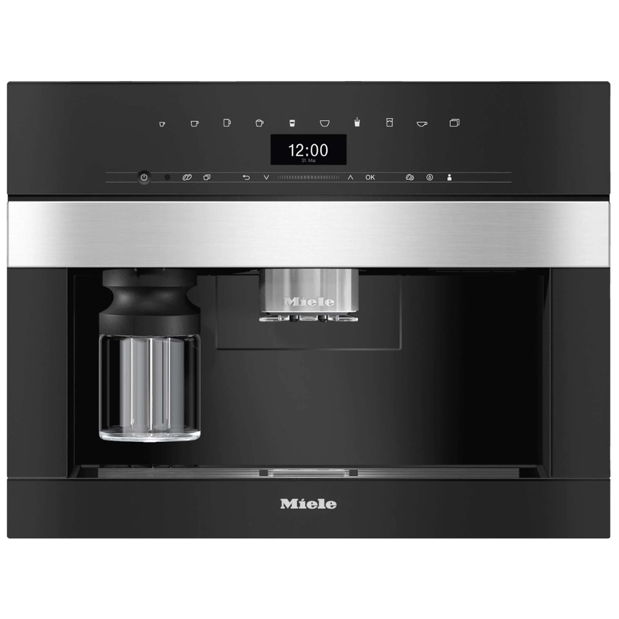 Miele Cva 7440 Built-in Coffee Machine With Patented Cup Sensor For Perfect Coffee - Clean Touch Steel