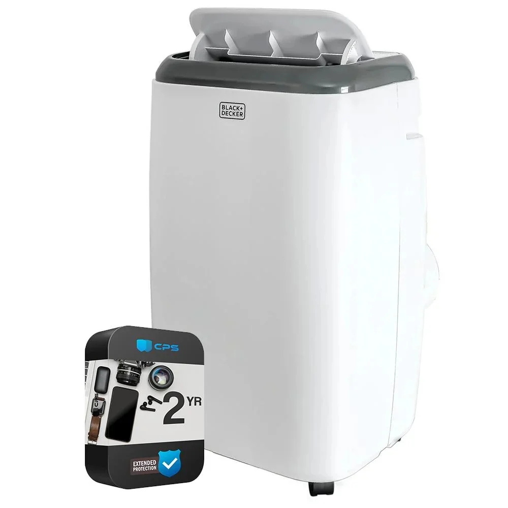 Black And Decker 10,000 Btu Portable Air Conditioner White With 2 Year Warranty