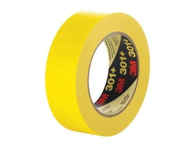 Masking Tape,6.3 Mil,1 1/2"x60 Yds.,yellow,pk24