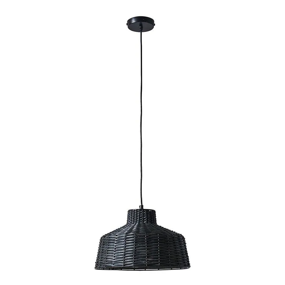 Kora Black Ceiling Pendant Light Shad With Led Filament Bulb