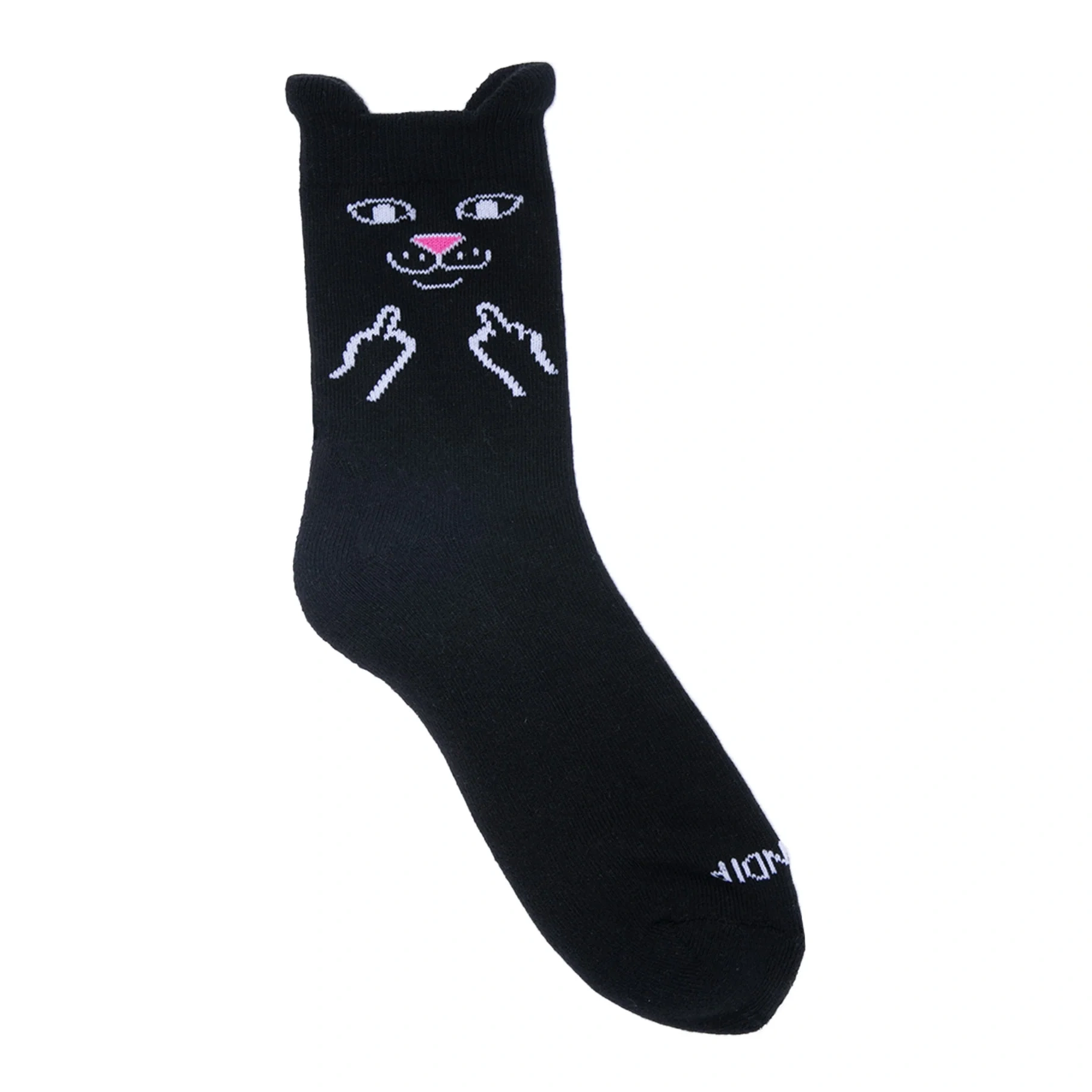 Jerm Face Mid Socks (black)