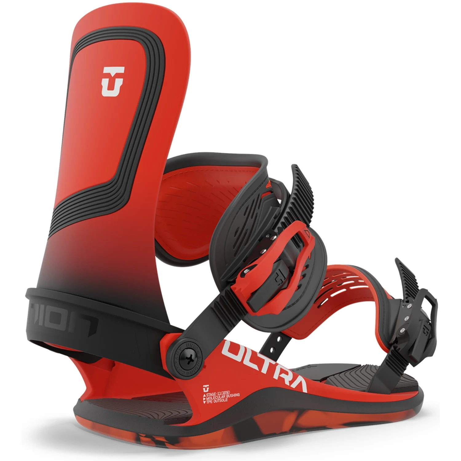 Union Ultra 2024 - Men's Snowboard Bindings - Hot Red