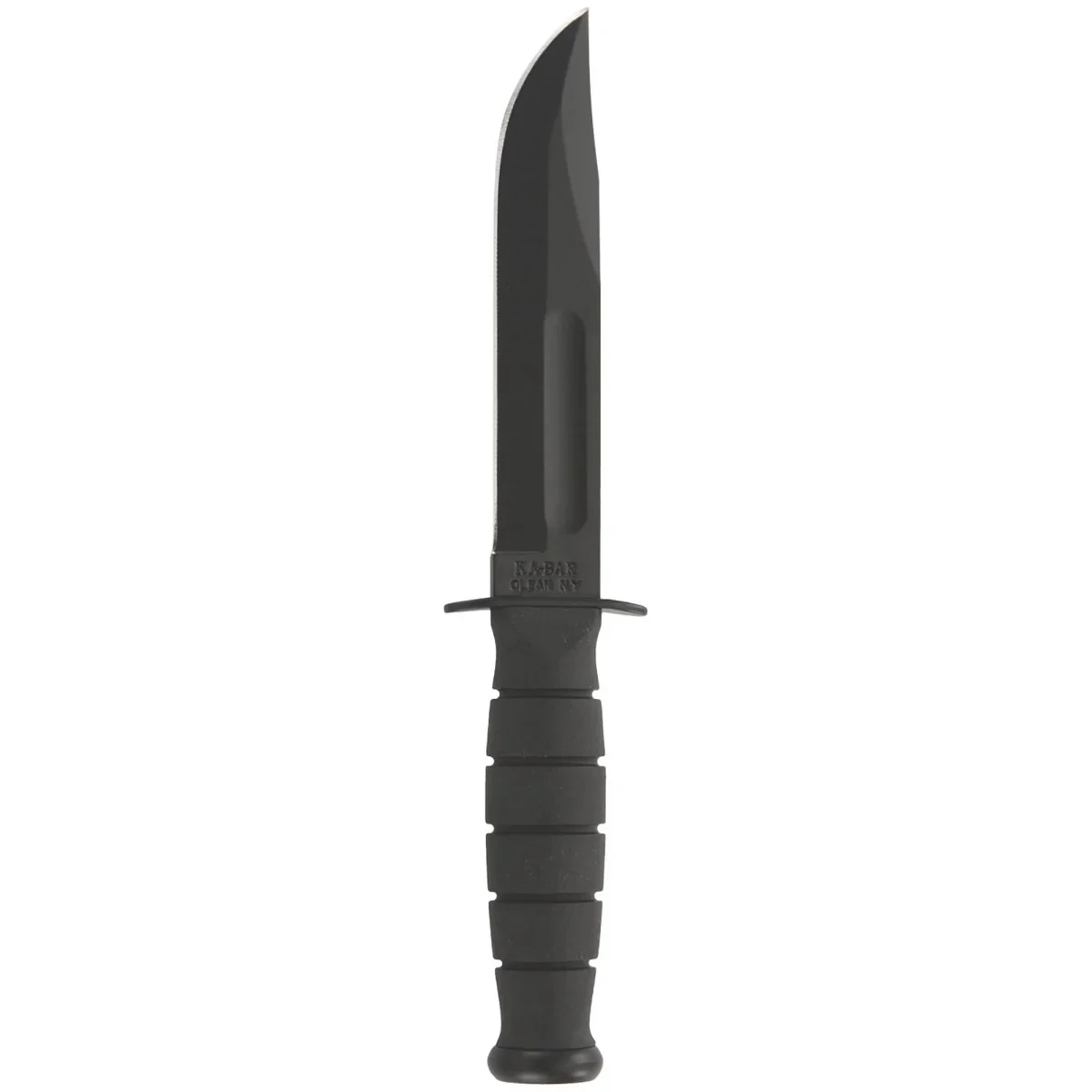 Ka-bar 5.25" Fixed Blade Short Knife W/ Sheath - Black