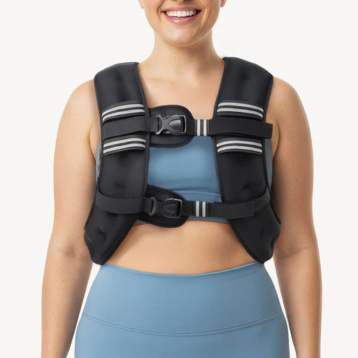 Classic X-shaped Weighted Vest - Fixed Weight - 30 Lb./black