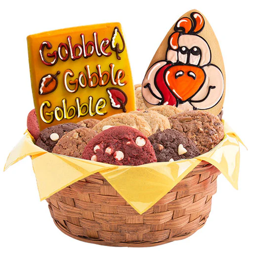 Gobble Gobble Basket - Medium - 1 Cookie/2 Dozen