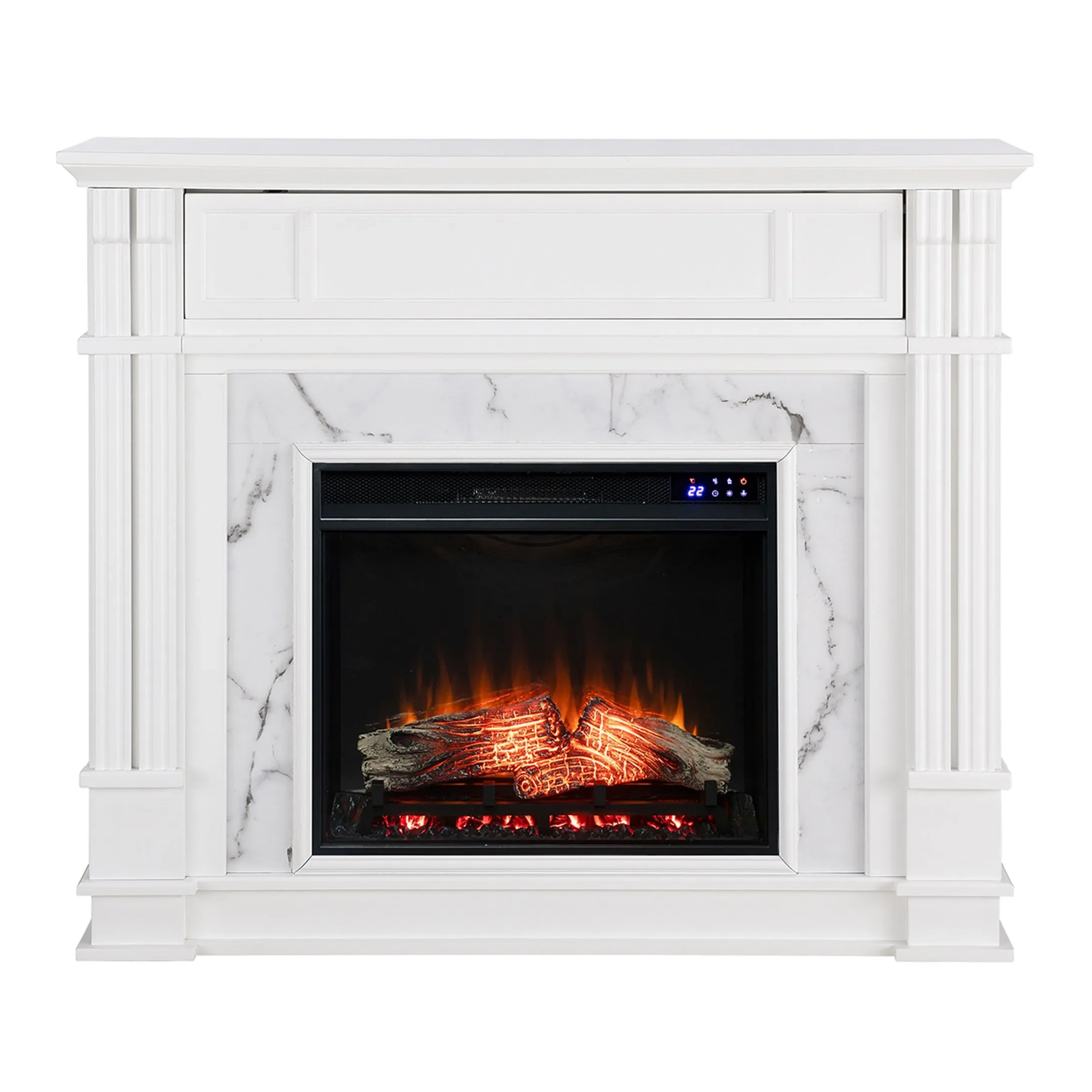 Caufield Touch Screen Media Fireplace