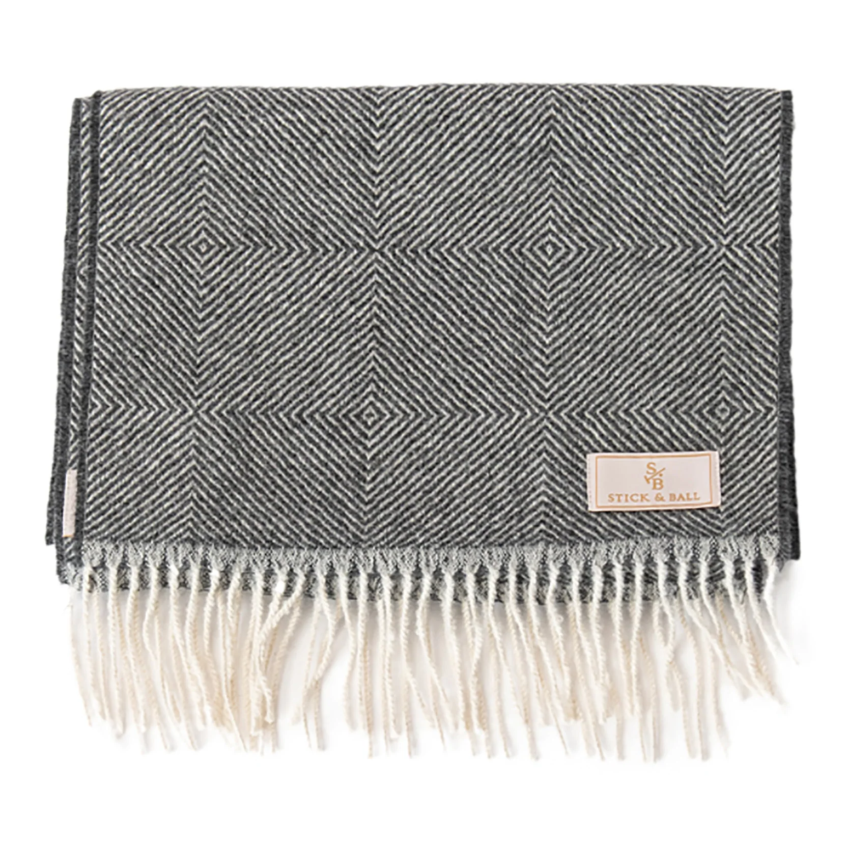 Alpaca Scarf - Diamond - Taupe