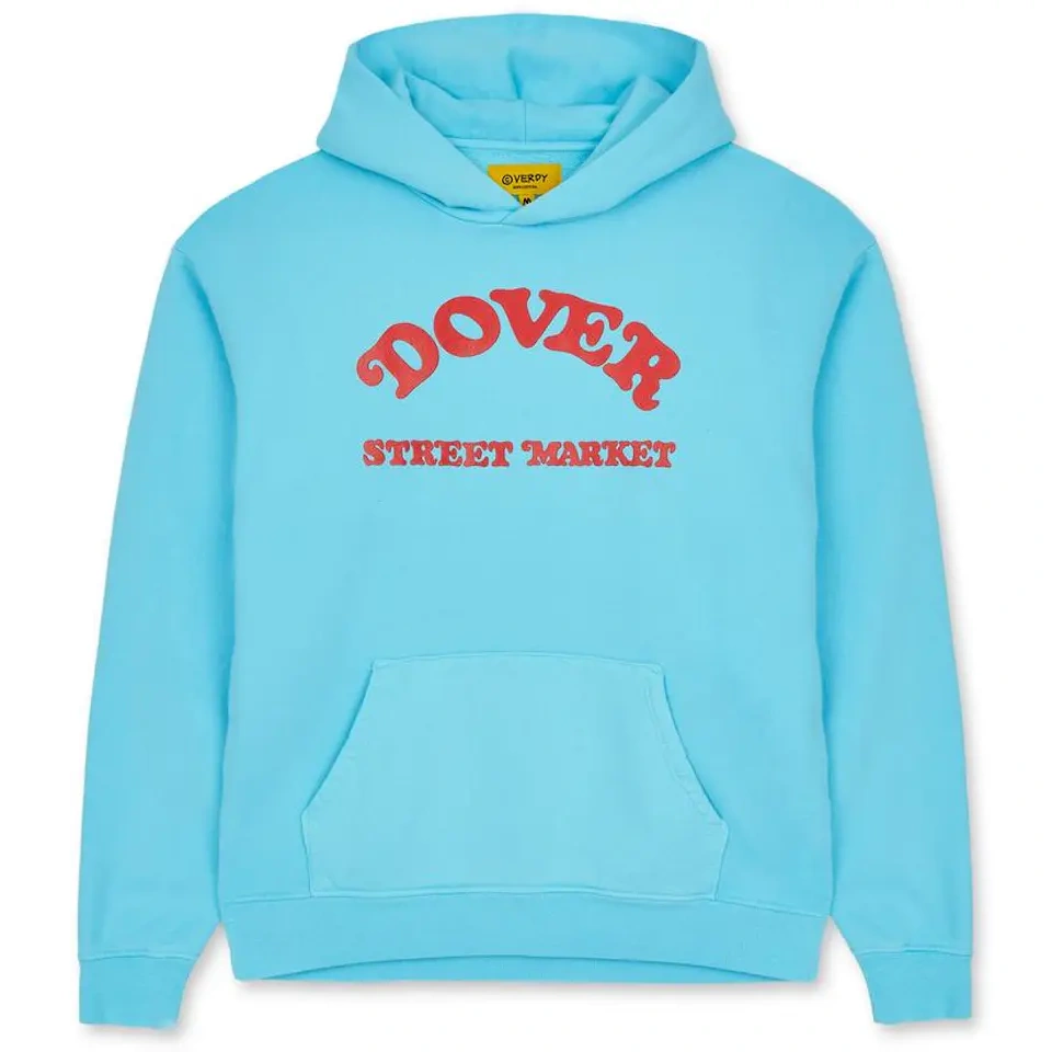 Verdy X Dover Street Market London Hoodie Blue/red