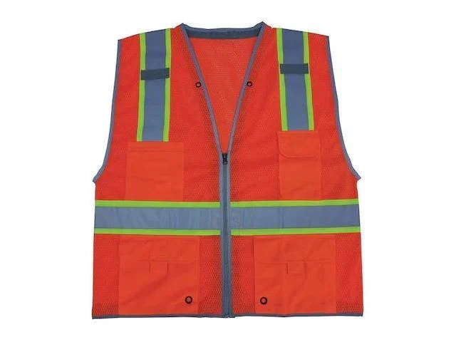 Condor 11k785 2xl Class 2 High Visibility Vest, Orange