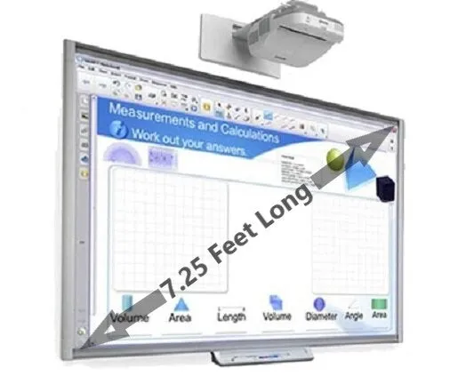 Smart Board For Classroom Sbm600: Interactive Learning - 87" New