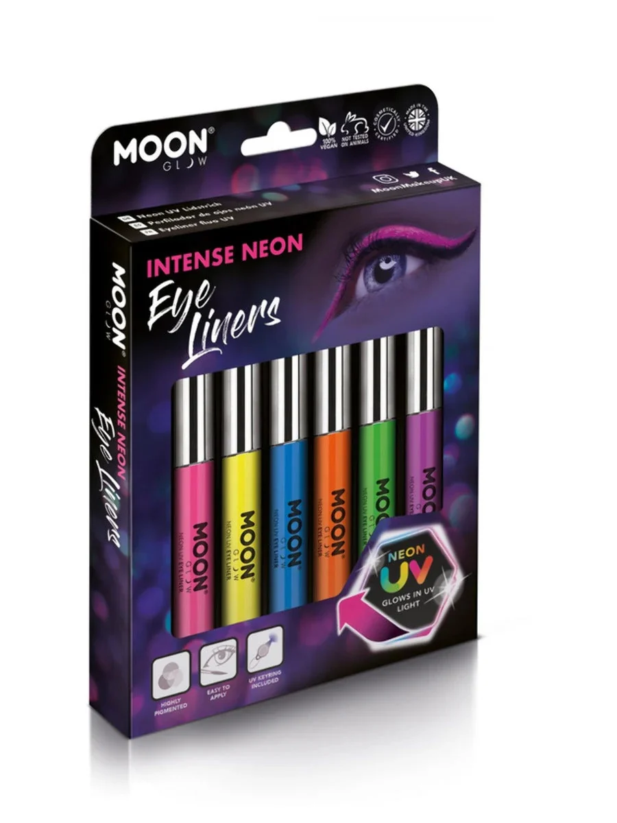 Moon Glow Intense Neon Uv Eye Liner, Assorted, Boxset, 10ml