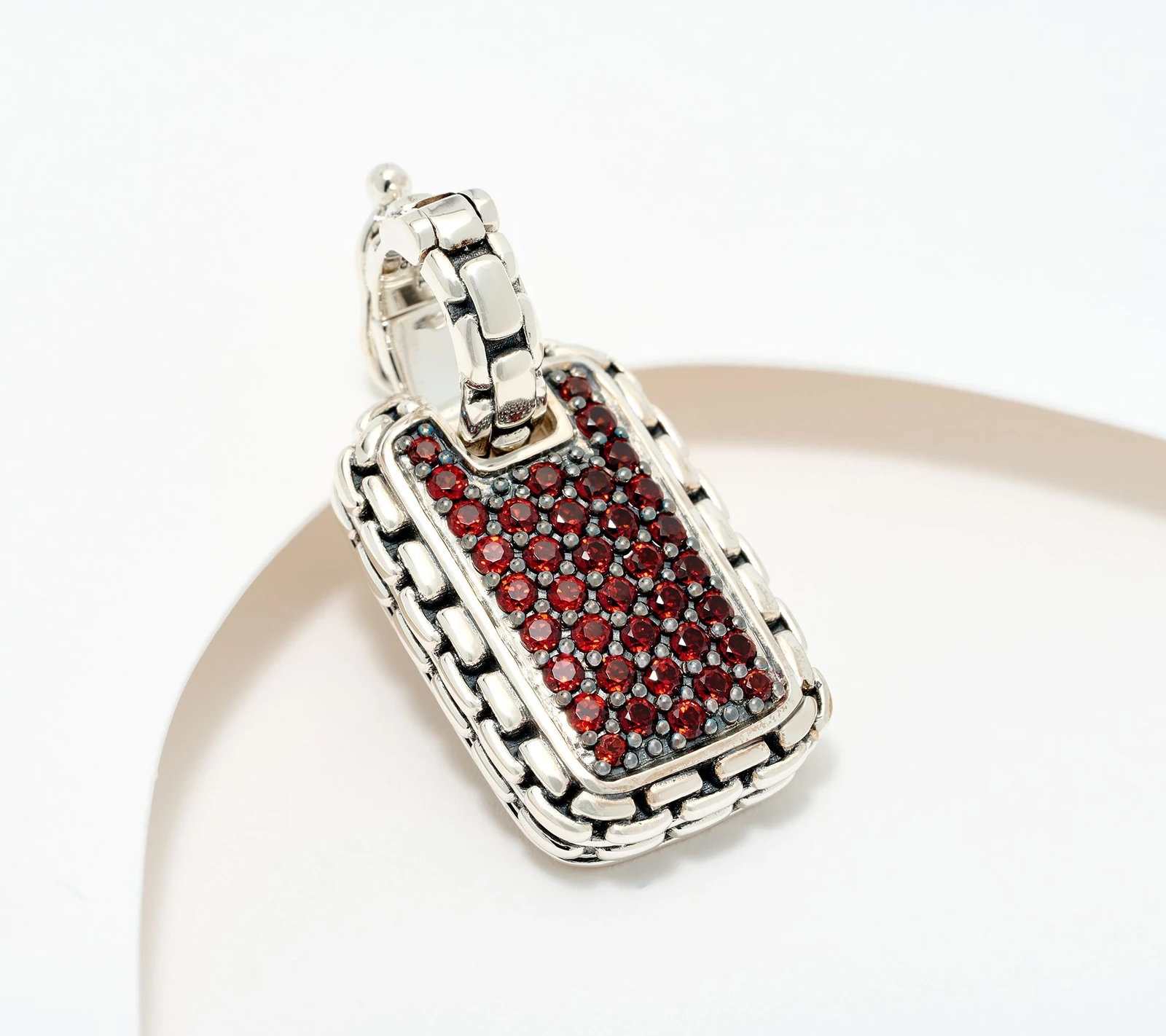 Jai Sterling Silver Pave Gemstone Enhancer
