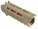 Strike Siviperhgcfd Viper Handguard Ar-15 Rifle Polymer Fde With Red Heat Shield