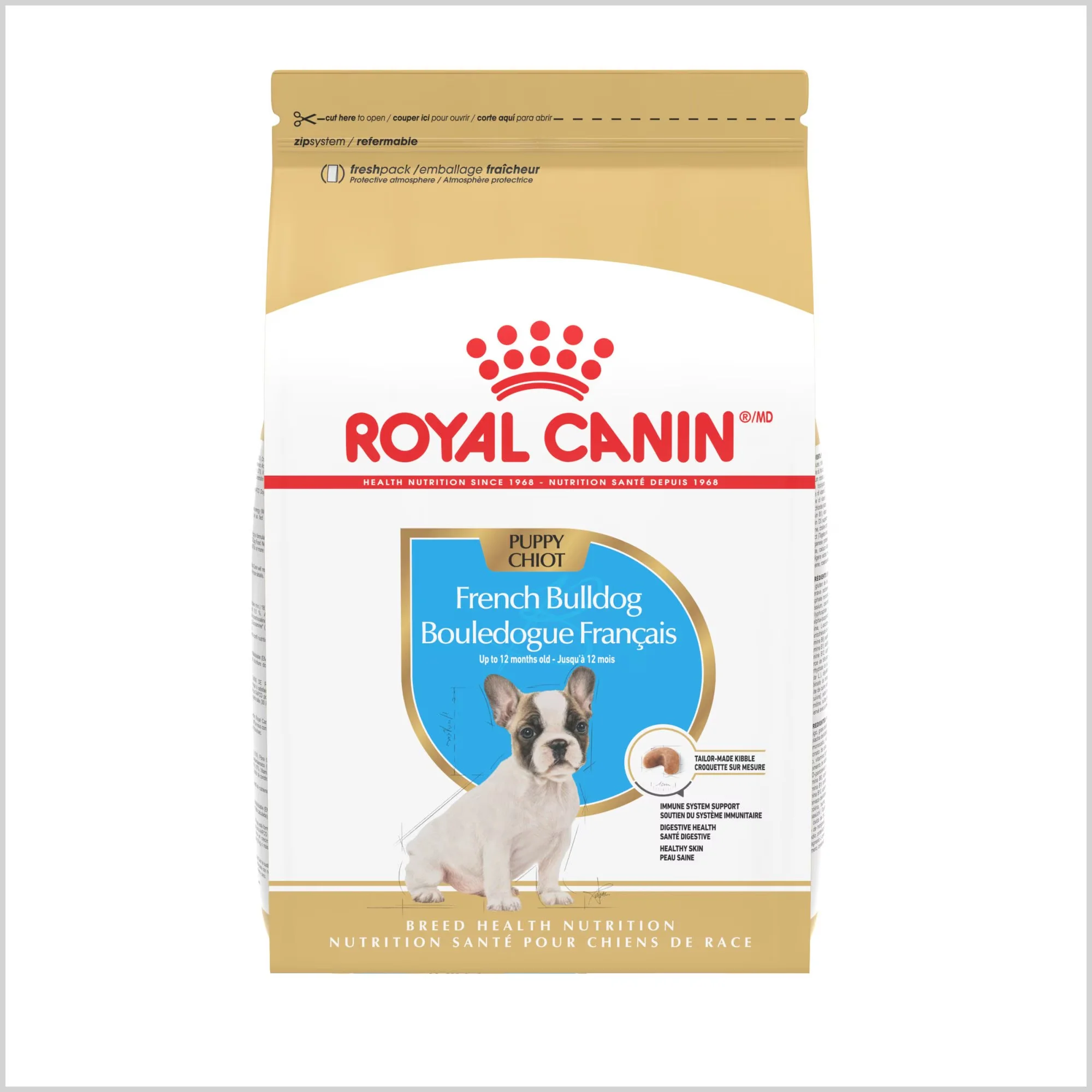 Royal Canin Breed Health Nutrition French Bulldog Puppy Dry Dog Food, 10.5-lb Bag