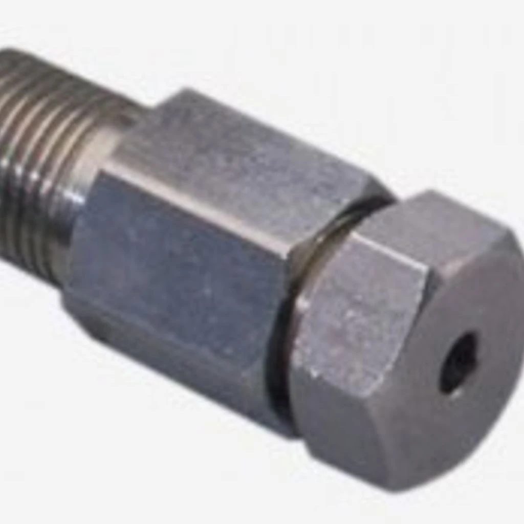 Watlow Th-2748-t-250 Adjustable Stainless Steel Compression Fitting W/tfe Gland