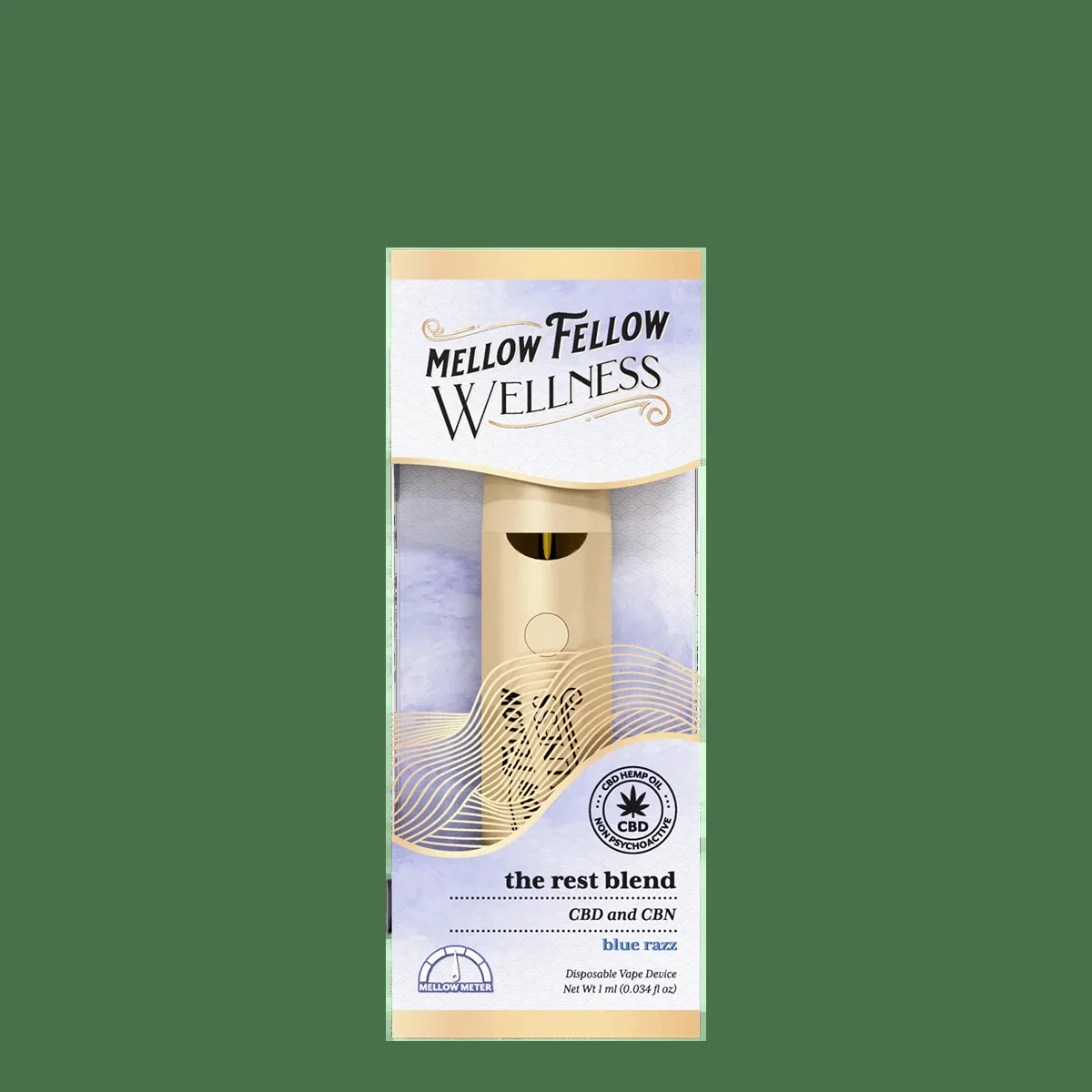 The Rest Blend - 1ml Cbd Disposable Vape (blue Razz)