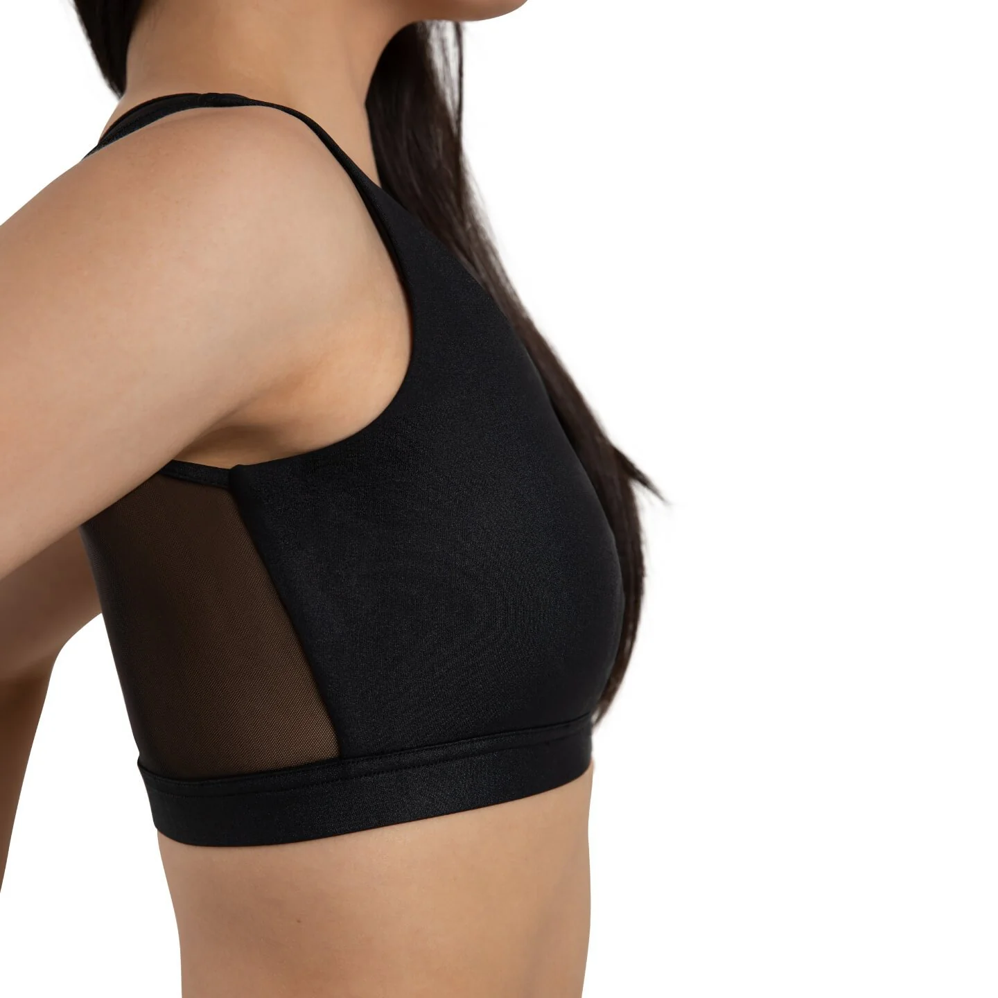 Curved Rhythm Niki Bra - Black/small