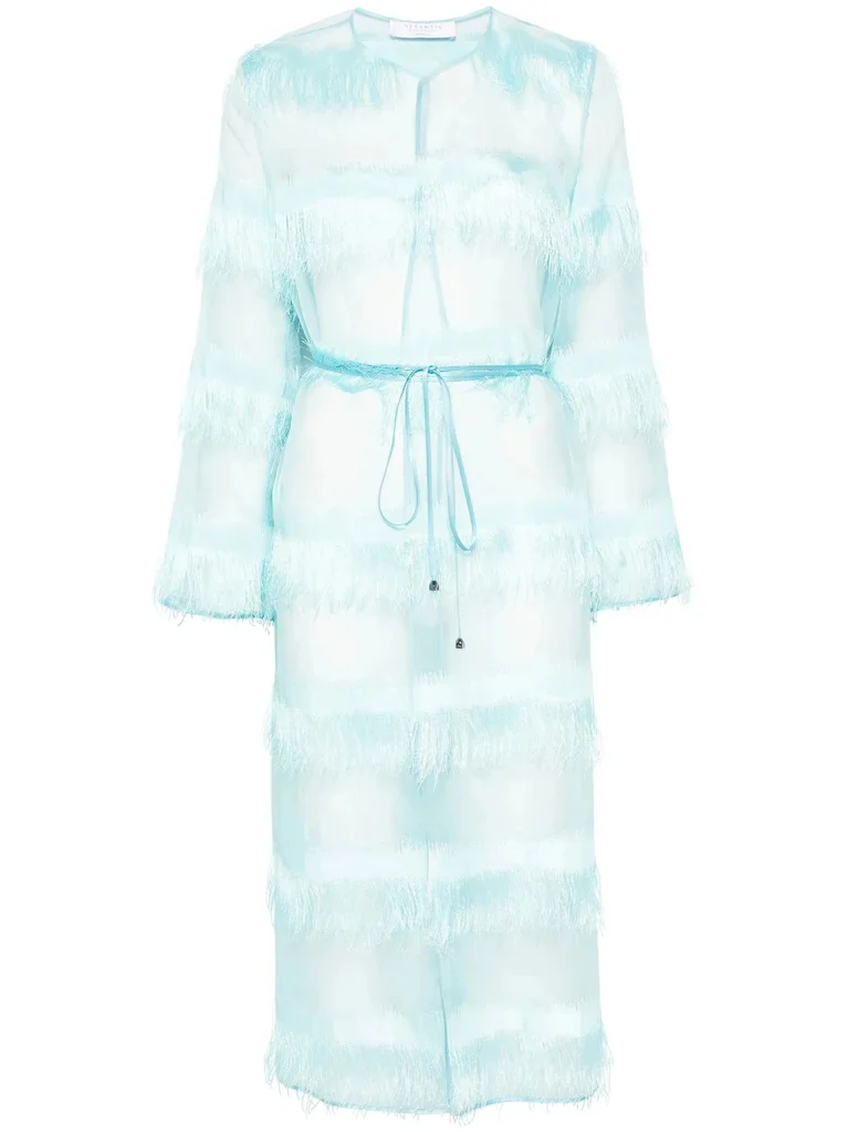 De Santis Fringe-detailed Coat