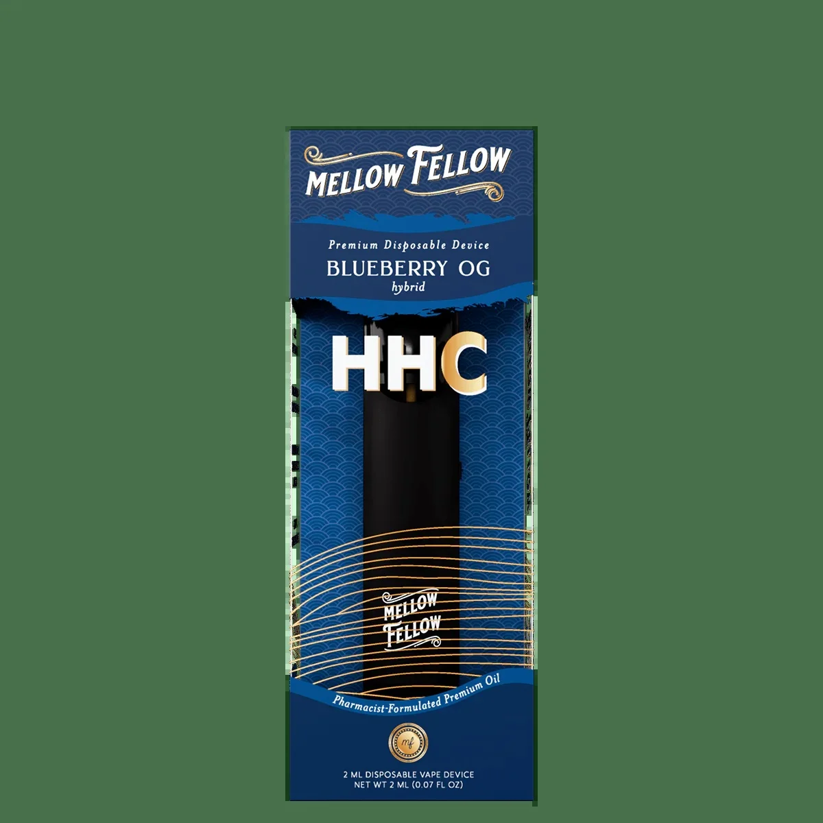 Hhc Premium 2ml Disposable Vape - Blueberry Og (hybrid)