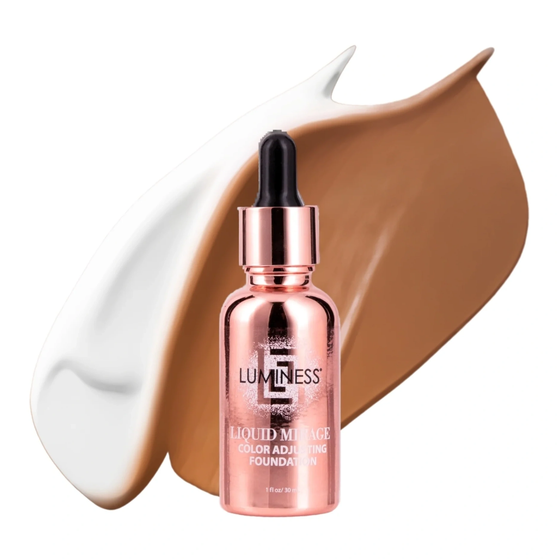 Luminess Liquid Mirage Color Changing Foundation For Mature Skin, Skincare-infused Makeup With Hyaluronic Acid & Vitamin E, Hydrating Liquid Founda - Lm Tan