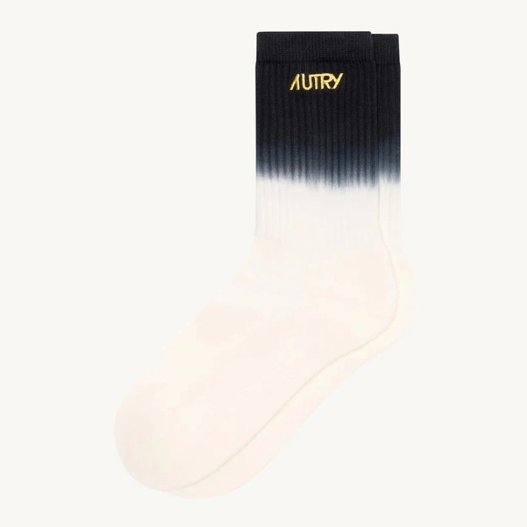 Socks With Embroidery Tie-dye Logo Unisex