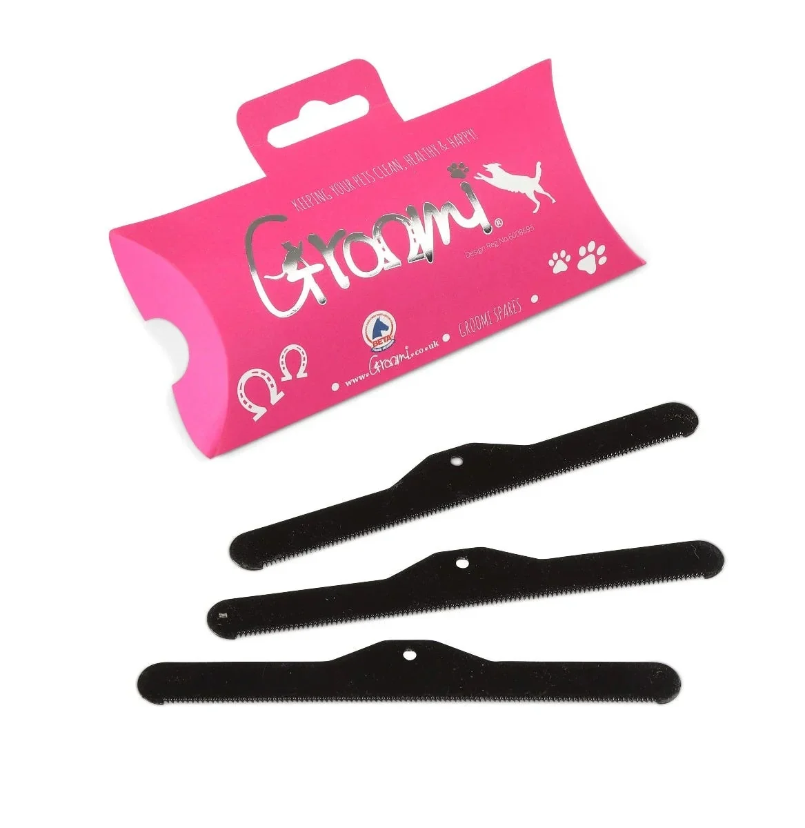 Groomi Spare Blade Kit - Black