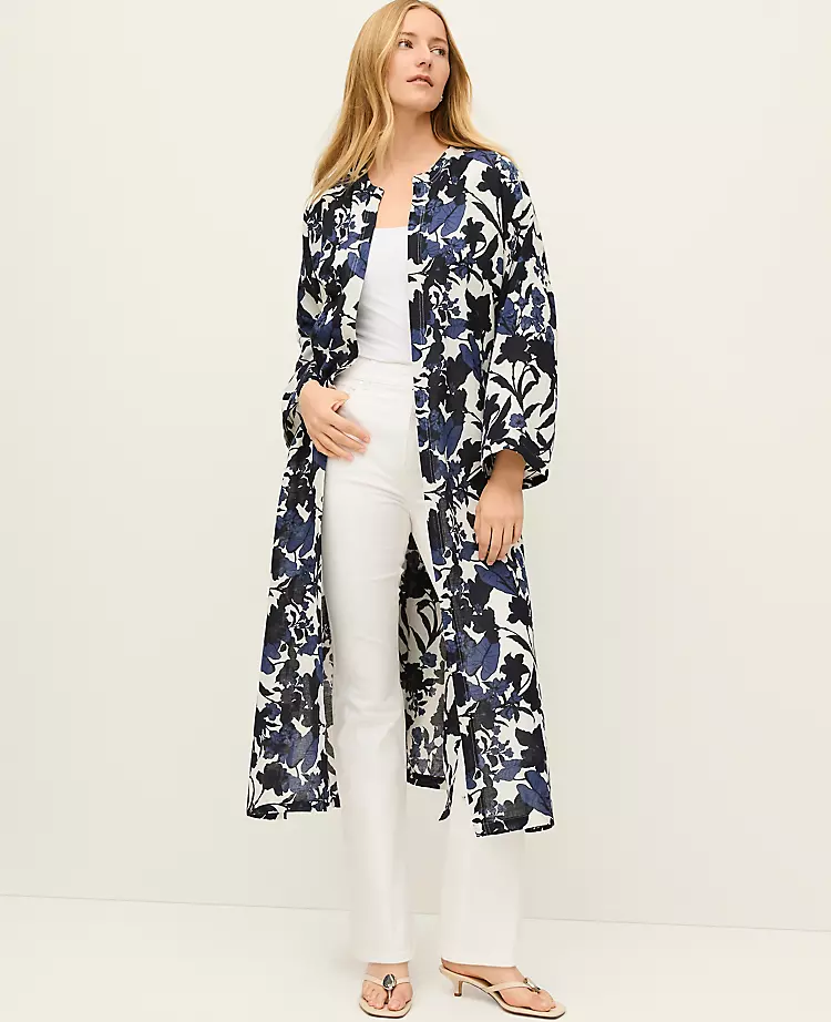 Floral Belted Kimono