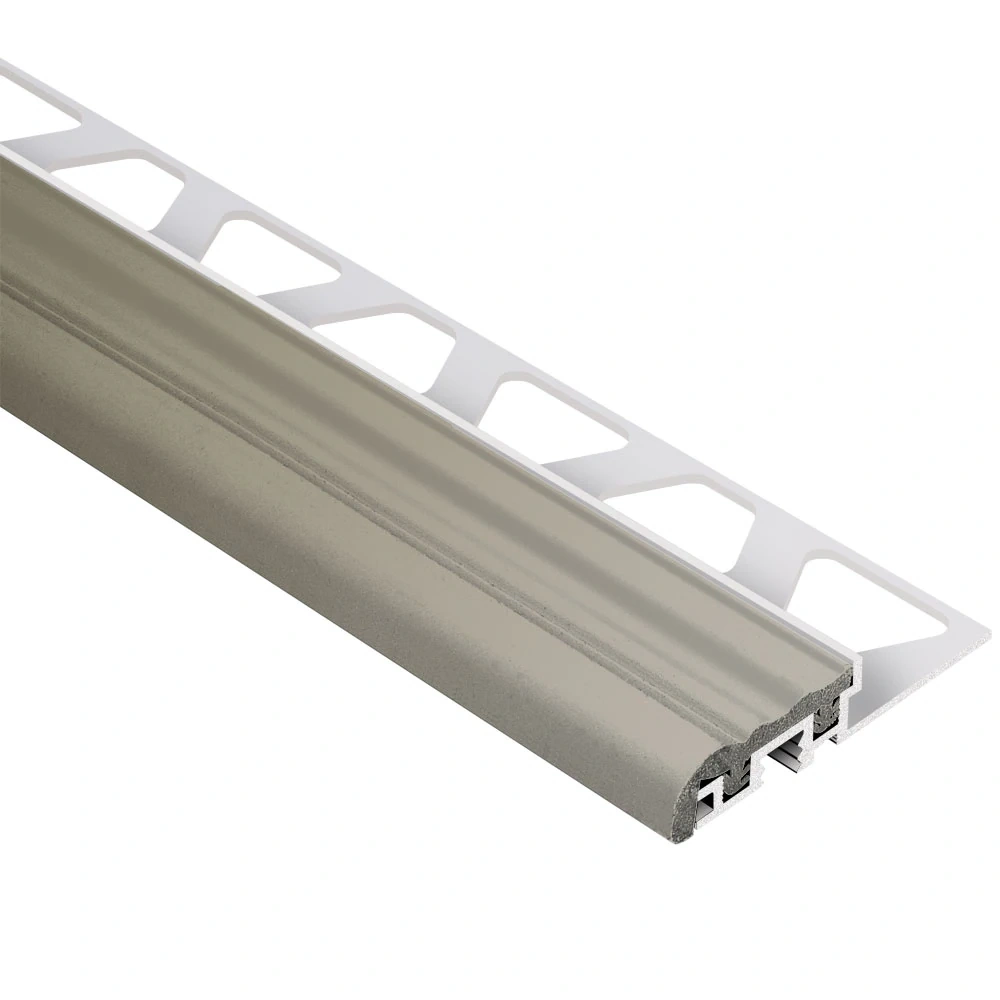 Trep-s 0.5-in W X 59-in L Grey Aluminum Stair Nose Tile Edge Trim