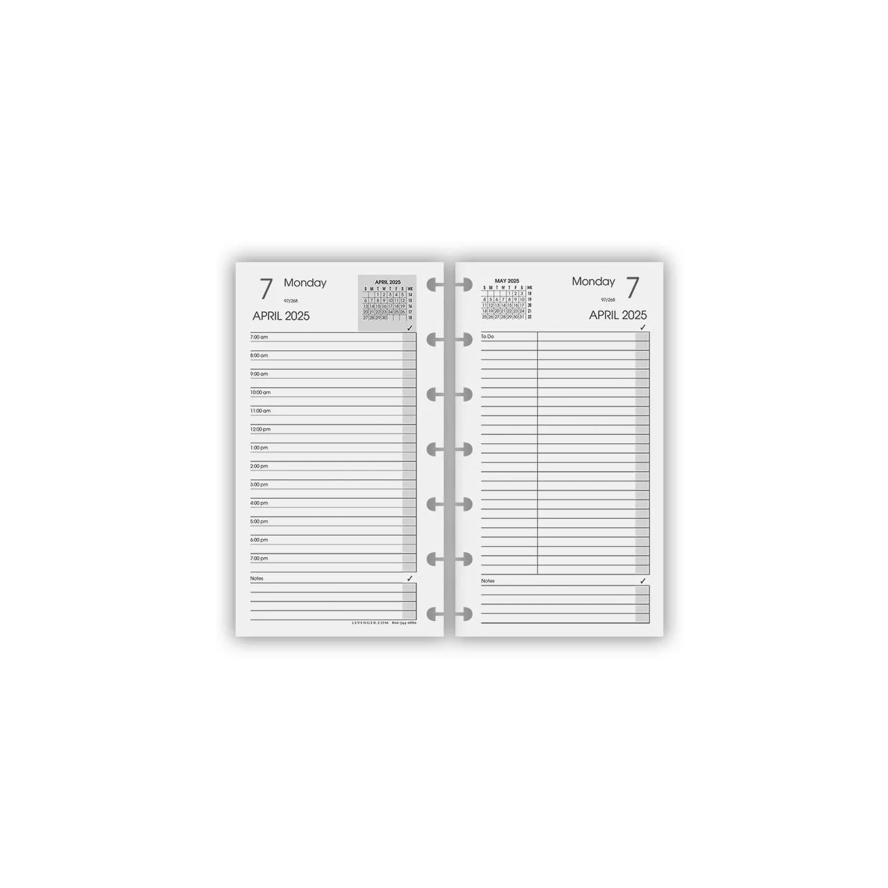 Circa Daily Agenda Refill - Compact/full Year/2026