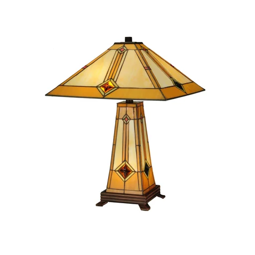 Diamond Mission 23 Inch Table Lamp By Meyda Lighting