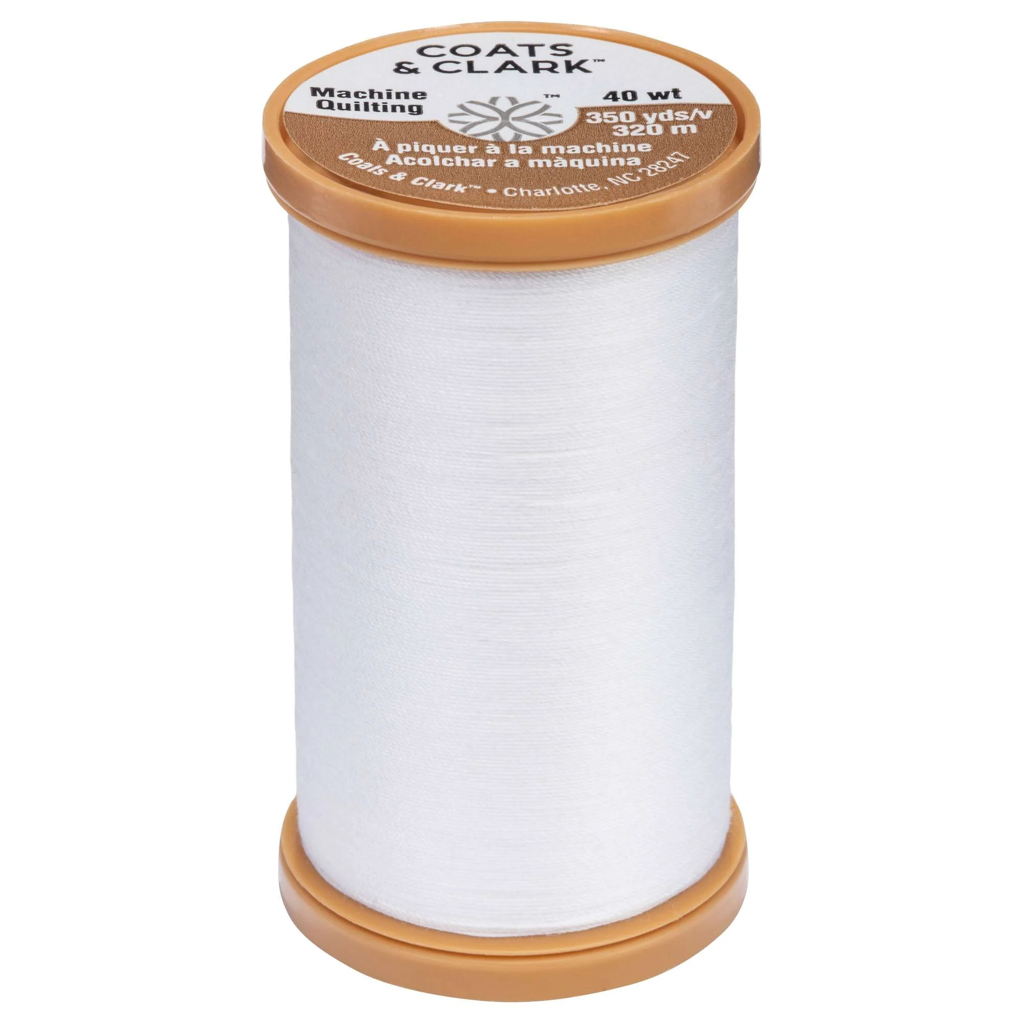 Coats & Clark Cotton Machine Quilting Thread (350 Yards) - White