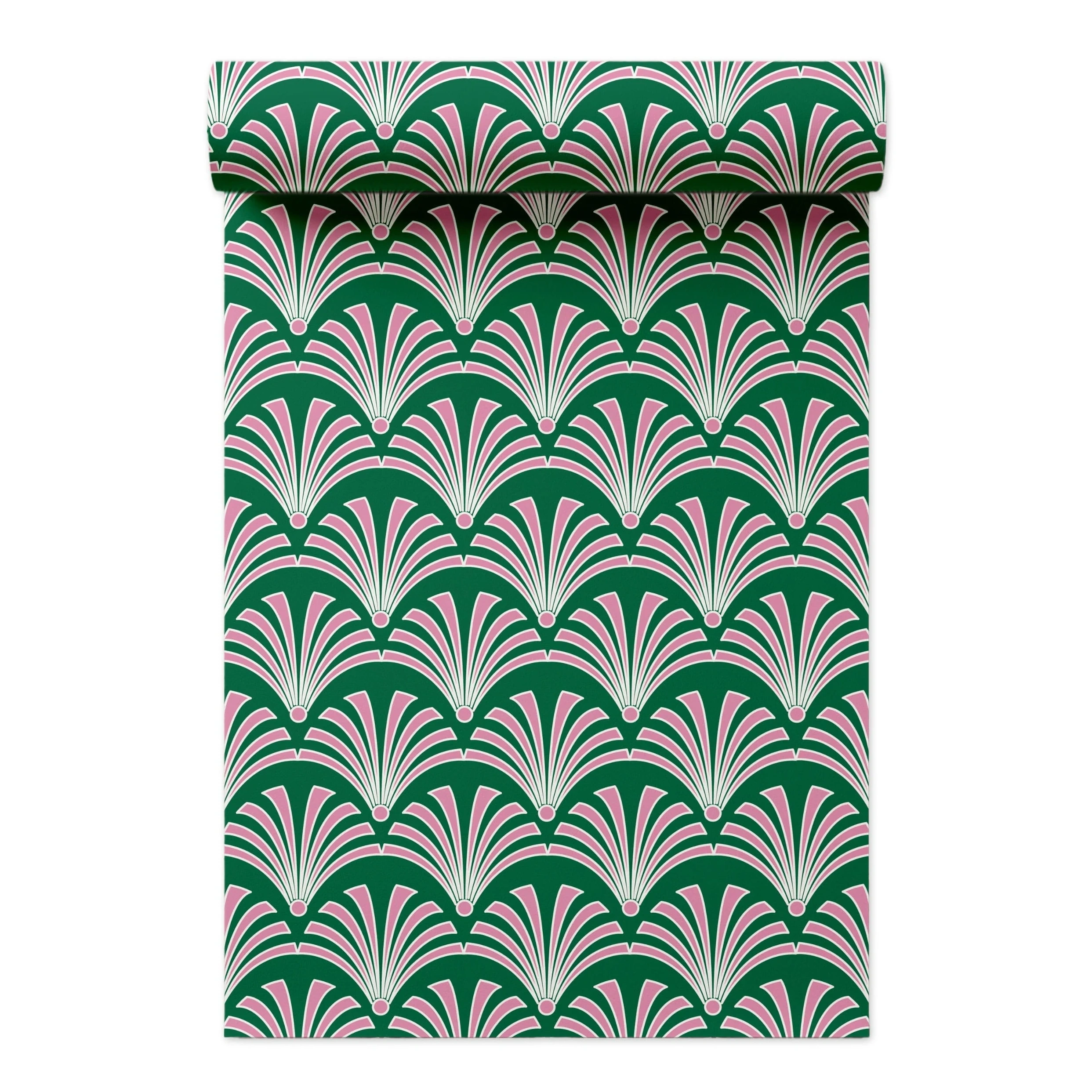 Emerald Deco Traditional Wallpaper