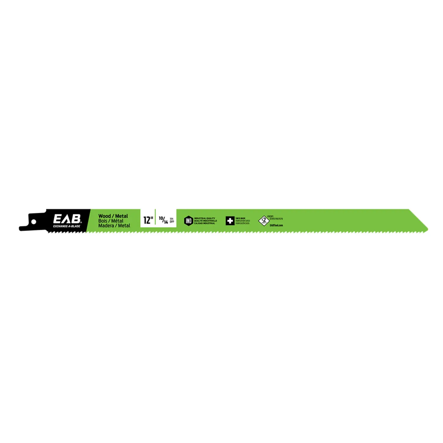 Exchange-a-blade 12 In. Bi-metal Reciprocating Saw Blade 10/14 Tpi 1 Pk