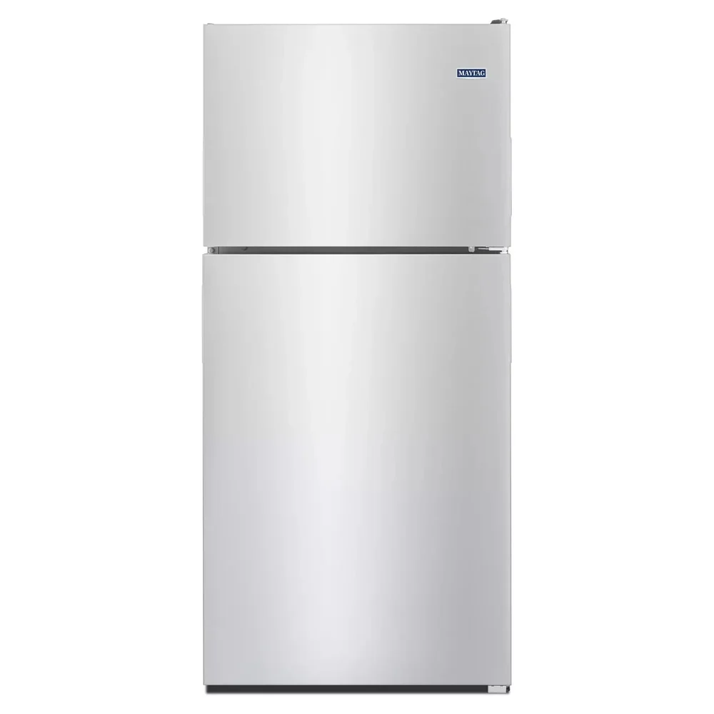 Maytag Mrt118fffz 30 Inch Top Freezer Refrigerator With 18.15 Cu. Ft. Capacity, Powercold And Brightseries Led Lighting (fingerprint Resistant Stainless Steel)