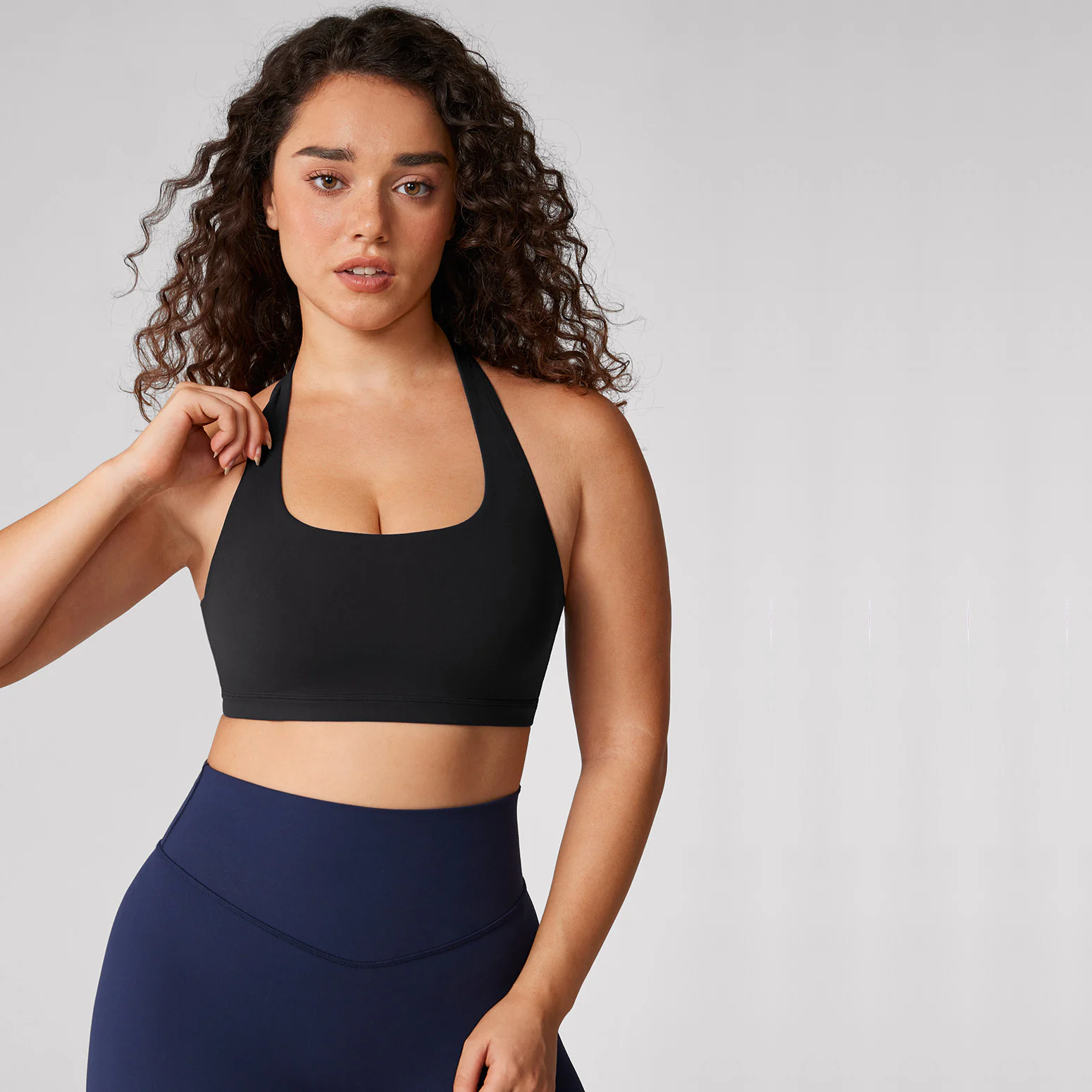 Hugcurve Detachable Halter Workout Bra